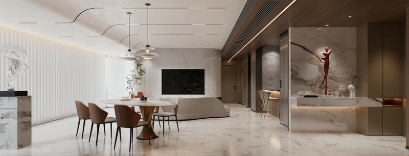 中海浣云居188平第三套設計餐廳