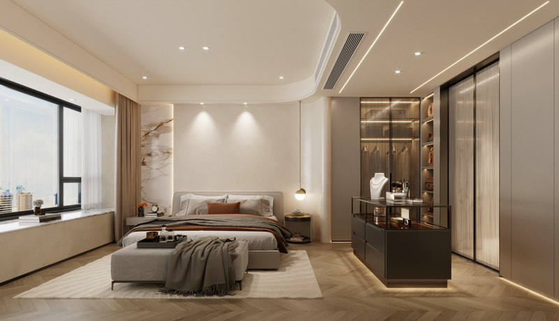 中海浣云居188平第三套設計主臥