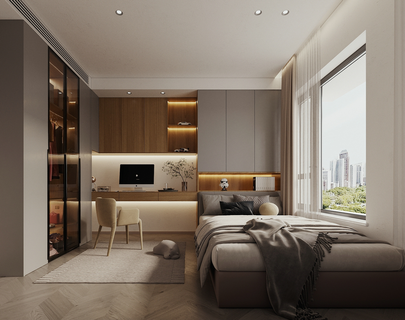 中海浣云居188平第三套設計兒子房