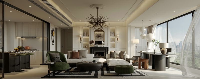 中海浣云居168平設計客餐廳