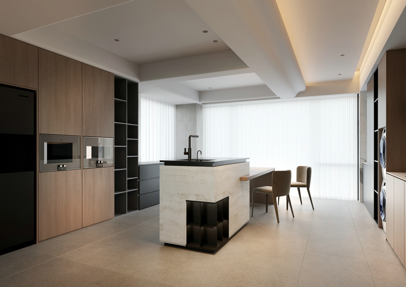 南延新苑140平現代風設計吧臺