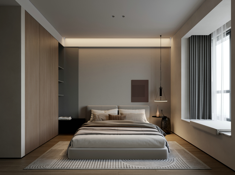 南延新苑140平現代風設計次臥