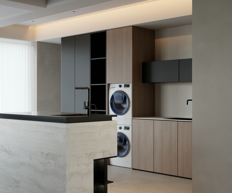 南延新苑140平現代風設計洗衣機