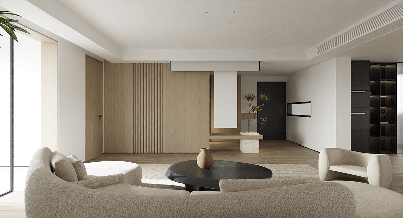 英郡180平現(xiàn)代自然設計沙發(fā)