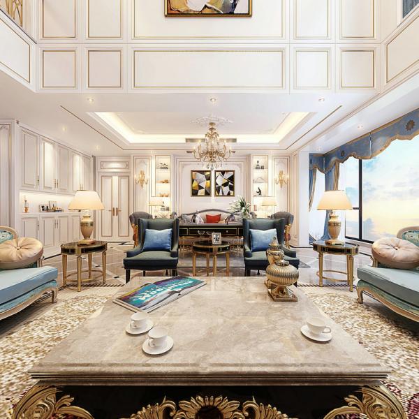 雅居樂(lè)500平歐式設(shè)計(jì)