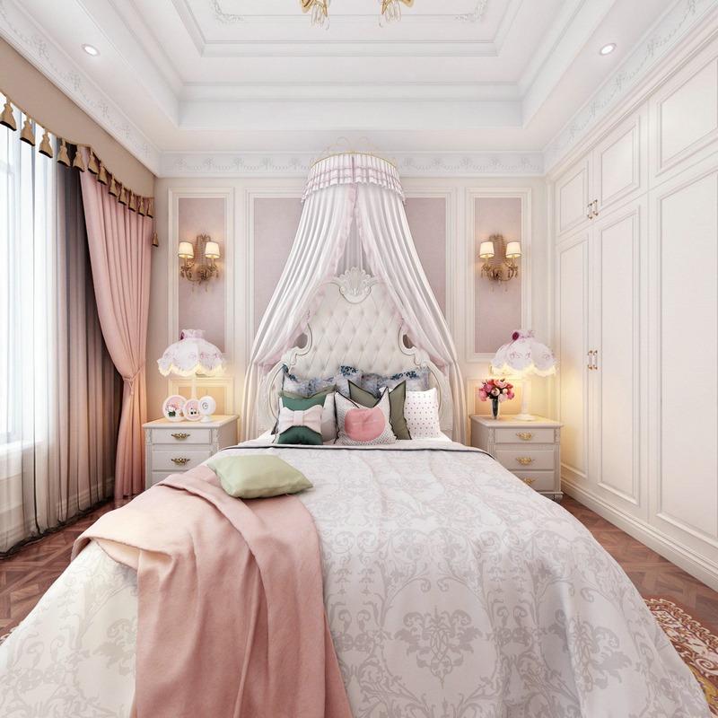 金科廊橋水鄉600平別墅設計女兒房