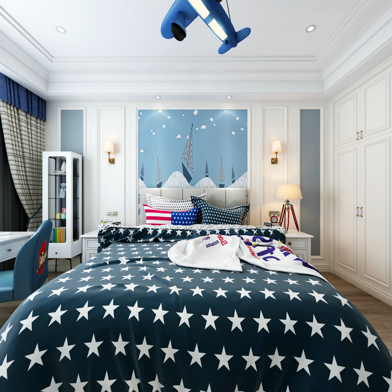 金科廊橋水鄉600平別墅設計兒子房