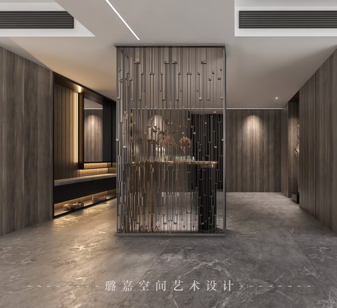 臥龍谷玖號260平躍層設計門廳