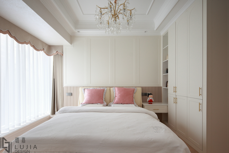 西樾錦宸別墅設計法式實景小女兒房