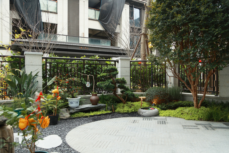 西樾錦宸別墅設計法式實景花園