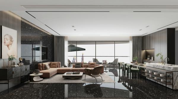 麓山國際茵特拉肯255大平層設計