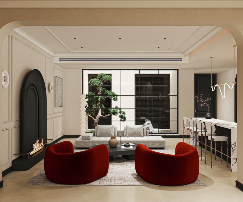 碧桂園別墅設計休閑區