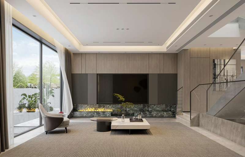 東山國際·君度半山別墅設計客廳