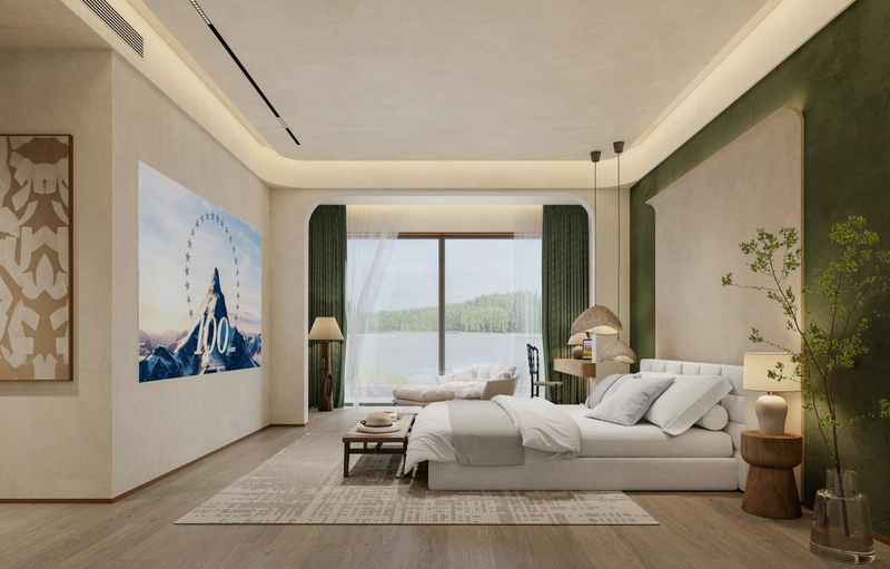 藍貝島別墅設計臥室