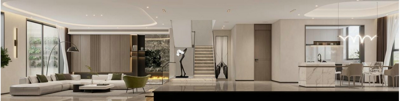 雅居樂·十年雅墅別墅設計客廳