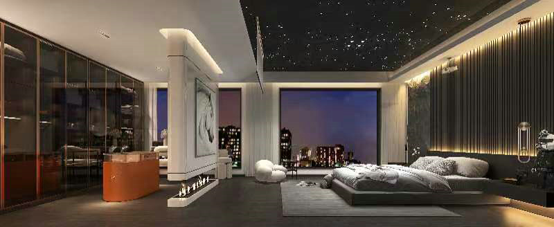 中南樾府-法式輕奢設(shè)計(jì)次臥