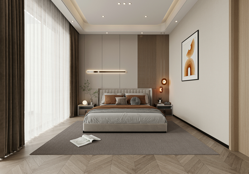 電建洺悅府-現代輕奢-270臥室