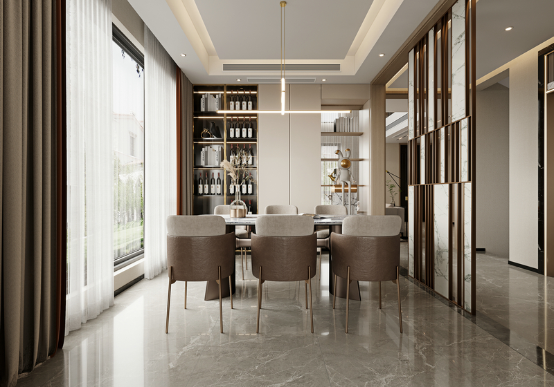 電建洺悅府-現代輕奢-270餐廳