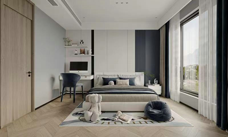 中南樾府-現代輕奢-280平老人房