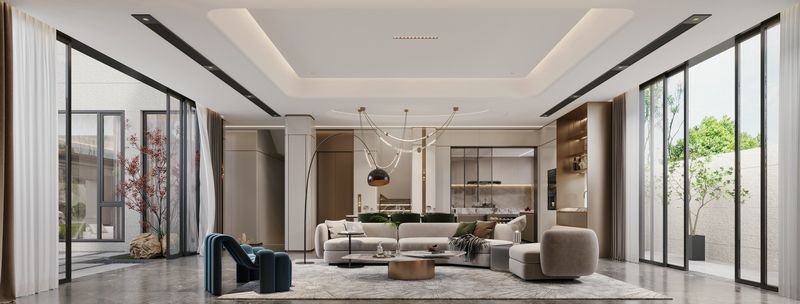 仟坤院子別墅343平現代輕奢花園